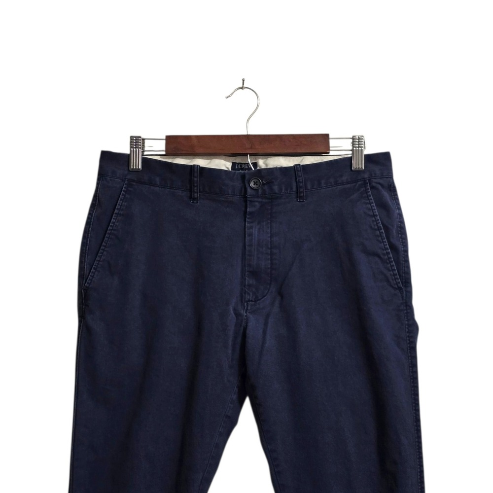 J. Crew Factory Flex Skinny Fit Washed Chino Pants In Navy Sz 32x30 - Picture 2 of 12